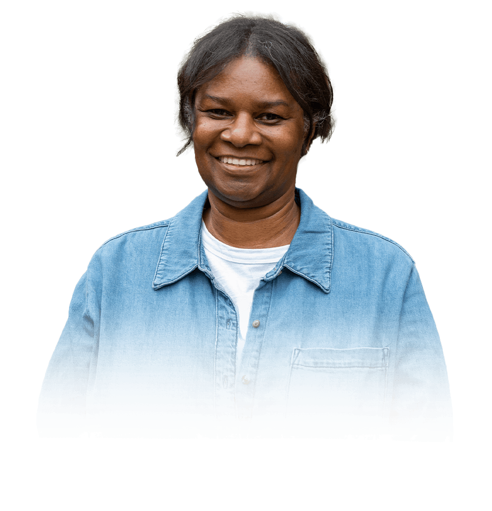 dental implant patient smiling